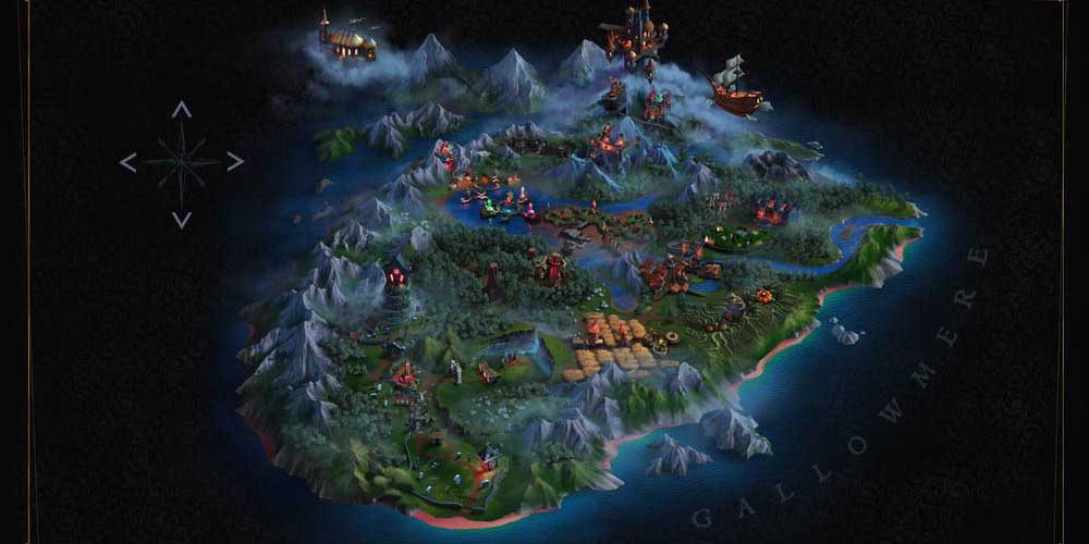 MediEvil mappa Gallowmere