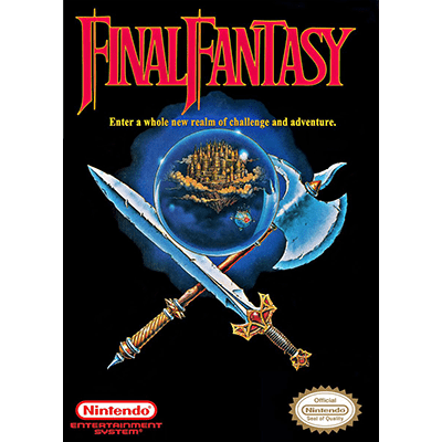 Cover tutte le versioni di Final Fantasy I NES